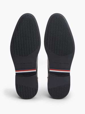 Мужские туфли Tommy Hilfiger Leather Derby, цвет: Чёрный — фото 5