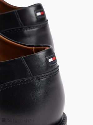 Мужские туфли Tommy Hilfiger Leather Derby, цвет: Чёрный — фото 6