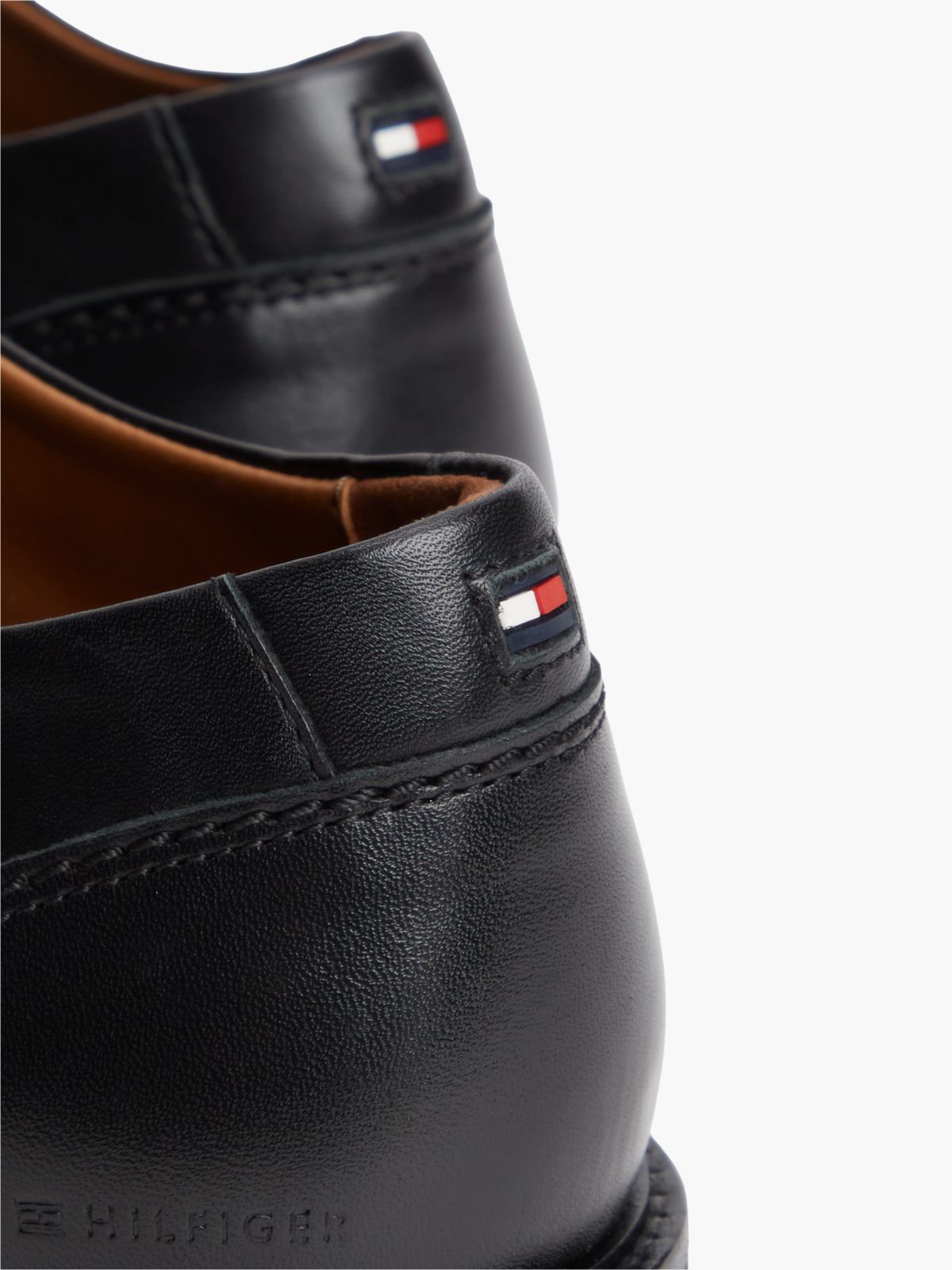 Leather Derby Shoe — Black