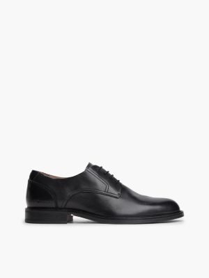Leather Derby Shoe, Black