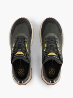 Waterproof Mixed-Media Tech Sneaker — Pewter Green 3
