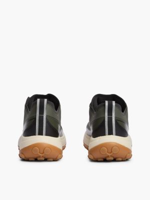 Мужские кроссовки Tommy Hilfiger Waterproof Mixed-Media Tech, цвет: Оловянный зелёный — фото 4