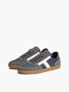 Tribeca Leather & Suede Skater Sneaker — Navy Blue 2