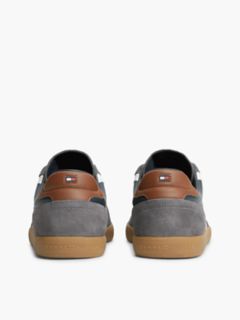 Tribeca Leather & Suede Skater Sneaker — Navy Blue 4