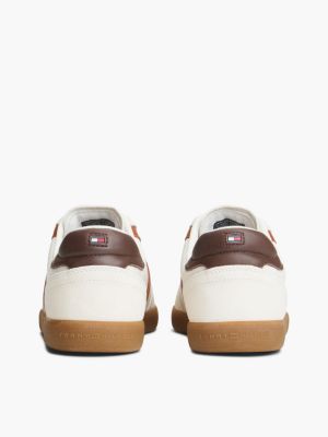Мужские кроссовки Tommy Hilfiger Tribeca Leather & Suede Skater, цвет: Экрю — фото 4