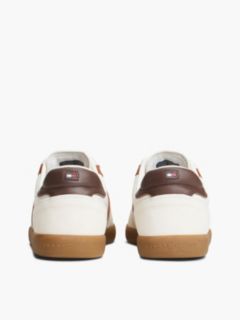 Tribeca Leather & Suede Skater Sneaker — Ecru 4