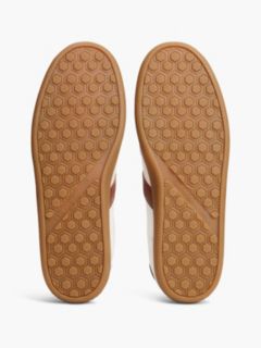Tribeca Leather & Suede Skater Sneaker — Ecru 5
