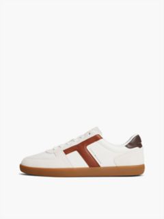 Tribeca Leather & Suede Skater Sneaker — Ecru 7