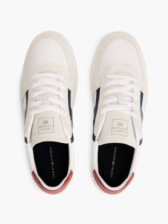 Tribeca Leather & Suede Skater Sneaker — White 3