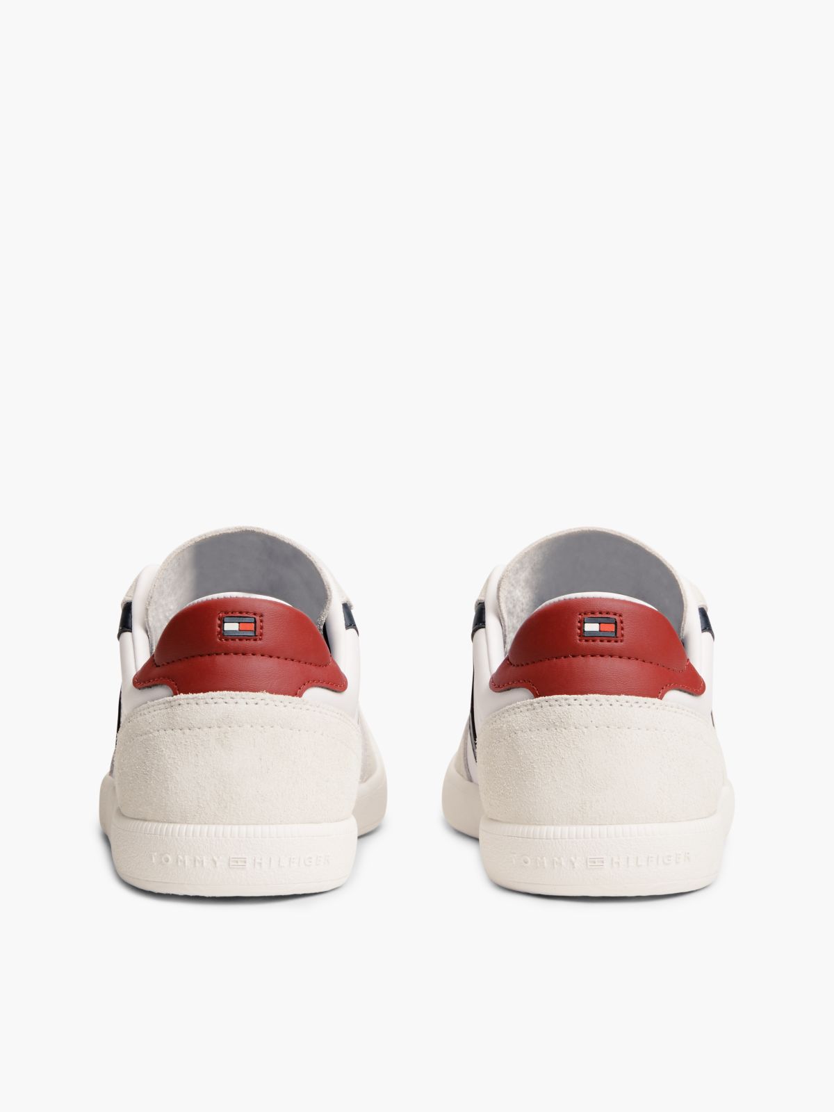 Tribeca Leather & Suede Skater Sneaker — White