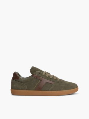 Tribeca Suede Skater Sneaker, Platinum Olive