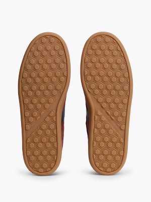 Мужские кроссовки Tommy Hilfiger Tribeca Suede Skater, цвет: Тёмно-бордовый — фото 5