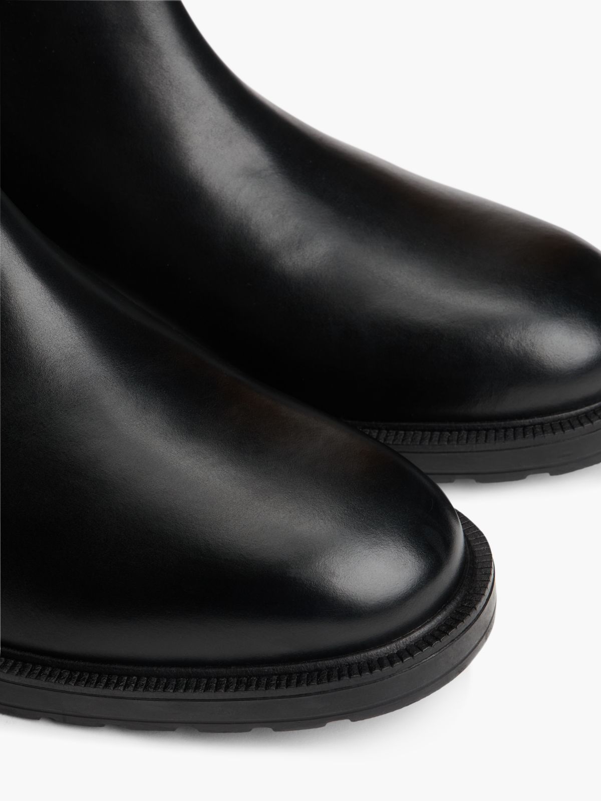 Leather Chelsea Boot — Black