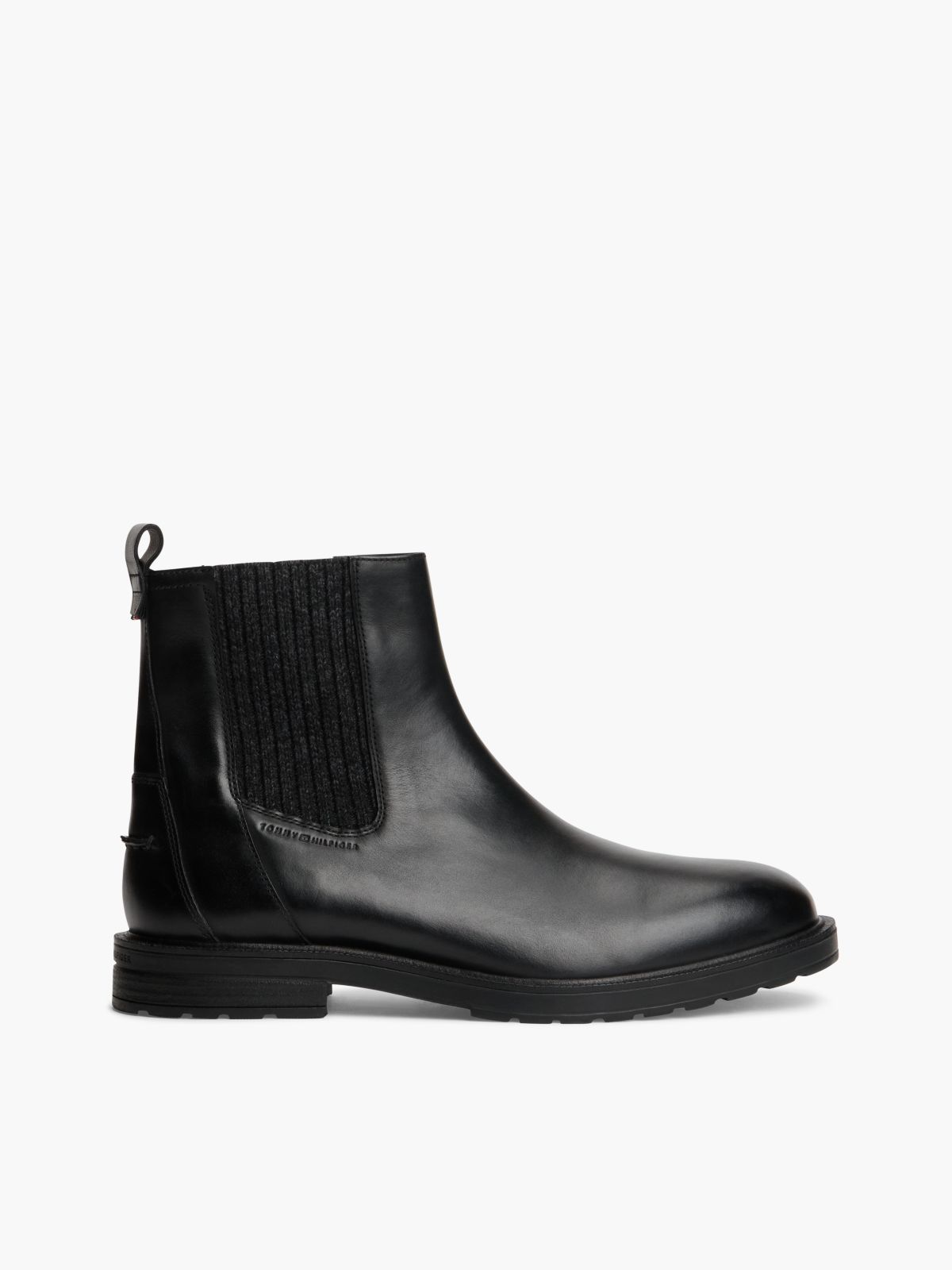 Leather Chelsea Boot — Black