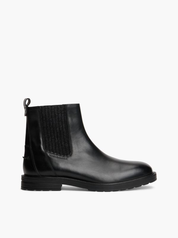 Leather Chelsea Boot — Black