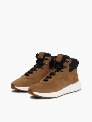 Мужские ботинки Tommy Hilfiger Suede Runner Boot, цвет: Какао — фото 2