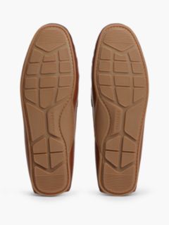 Flag Hardware Leather Driving Loafer — Winter Cognac 5