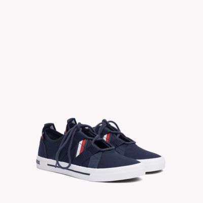 tommy hilfiger long lace sneakers
