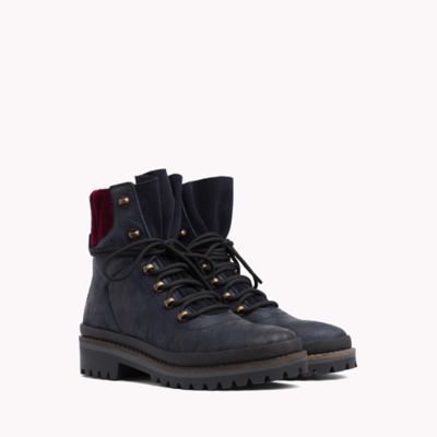 Leather Camo Hiker Boot | Tommy Hilfiger
