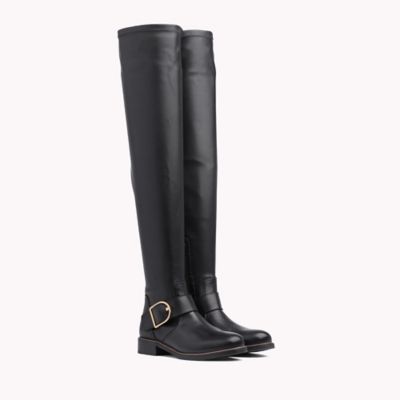 Leather Over-The-Knee Boot | Tommy Hilfiger