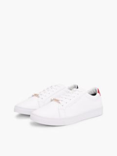 Solid Leather Sneaker — White 2