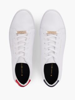 Solid Leather Sneaker — White 3