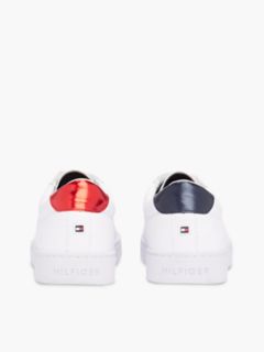 Solid Leather Sneaker — White 4
