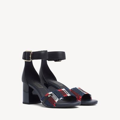 tommy hilfiger block heel sandals