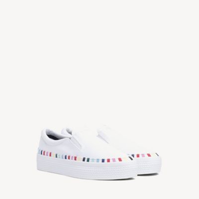 tommy hilfiger rainbow slippers