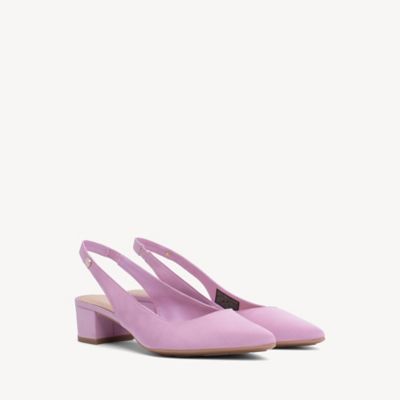 low block heel slingback