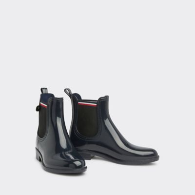 black boots tommy hilfiger