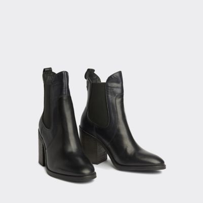 black boots tommy hilfiger