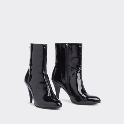 patent leather womens boots
