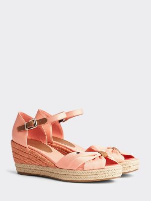 tommy hilfiger peep toe wedge