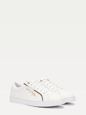Leather Signature Sneaker | Tommy Hilfiger