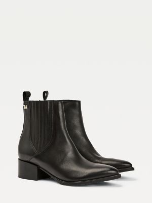 tommy hilfiger leather chelsea boots