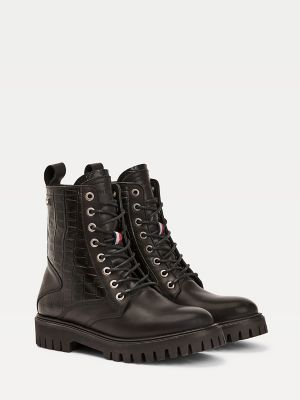 tommy hilfiger chain boots