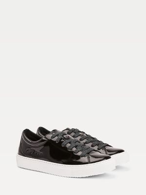 tommy black sneakers