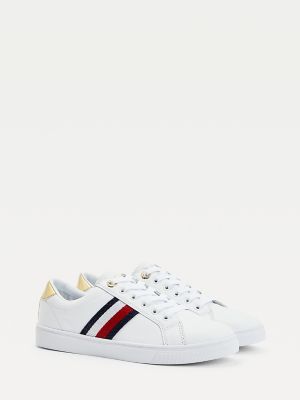 hilfiger white sneakers