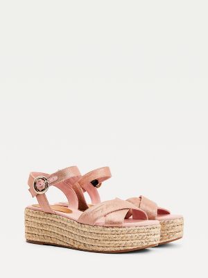 tommy hilfiger platform flip flops