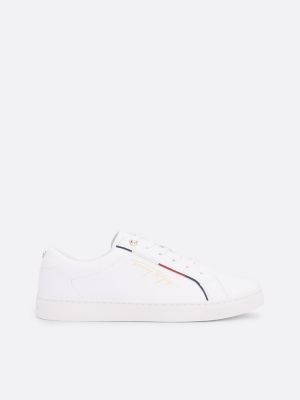 TOMMY HILFIGER NIÑA ZAPATILLA WHITE/MAUVE/BLUE – Poppy's