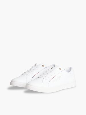 Женские кроссовки Tommy Hilfiger Tommy Signature, цвет: Белый — фото 2