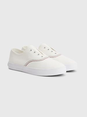 white tommy sneakers