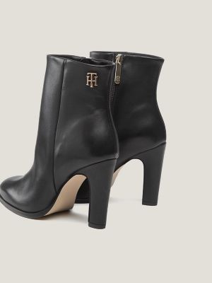 TH High Heel Leather Bootie | Tommy Hilfiger USA