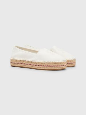 Tommy hilfiger sales espadrilles white