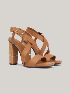 Tommy hilfiger elevated leather cheap wedge sandal