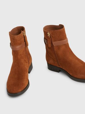 Tommy hilfiger hotsell suede boots women's