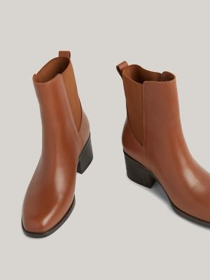 Tommy hilfiger roxy outlet faux leather chelsea boot