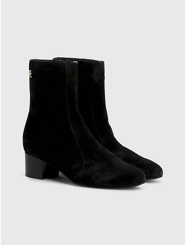 TH High Heel Leather Bootie | Tommy Hilfiger USA
