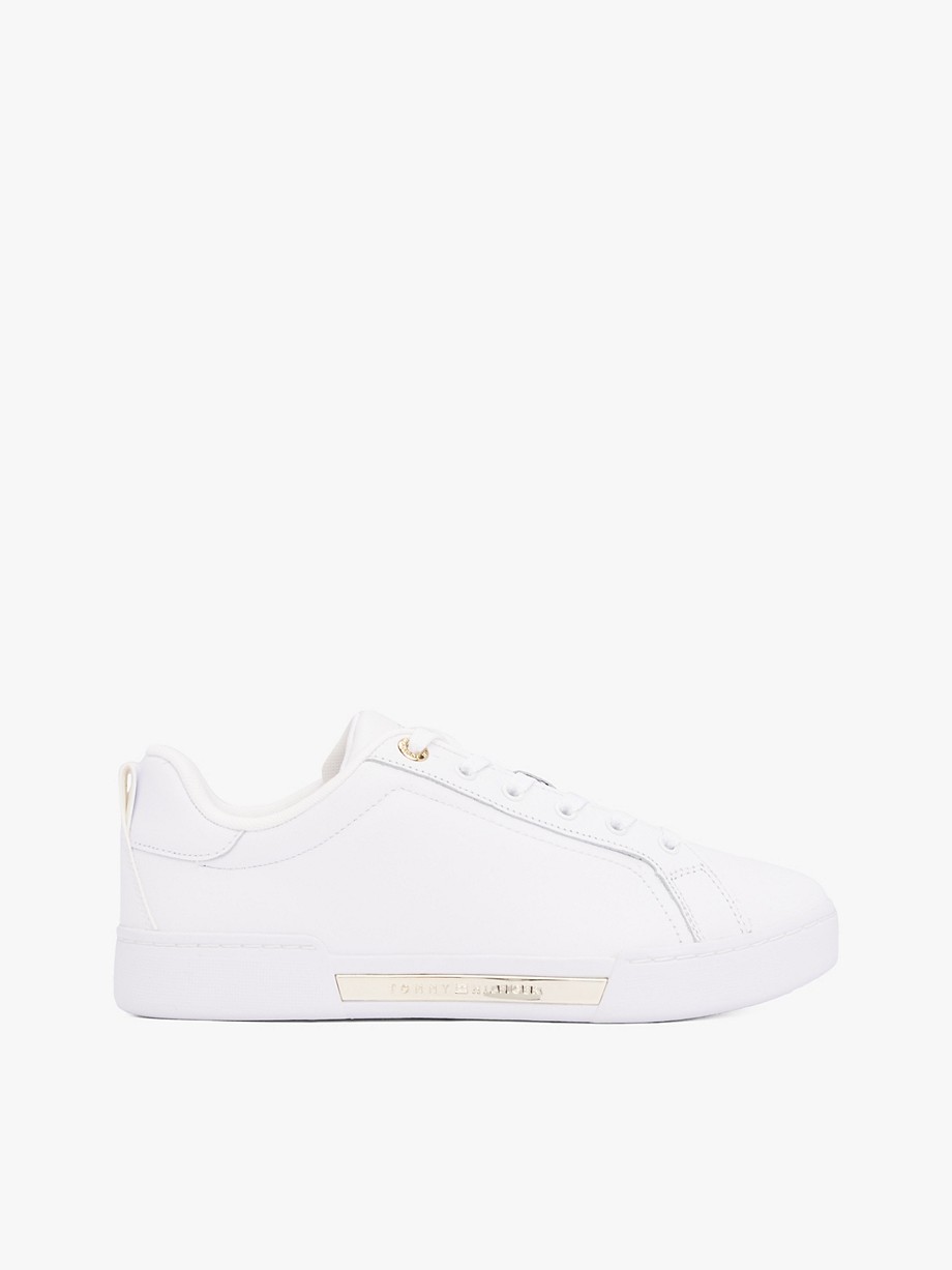 Hilfiger Logo Leather Sneaker